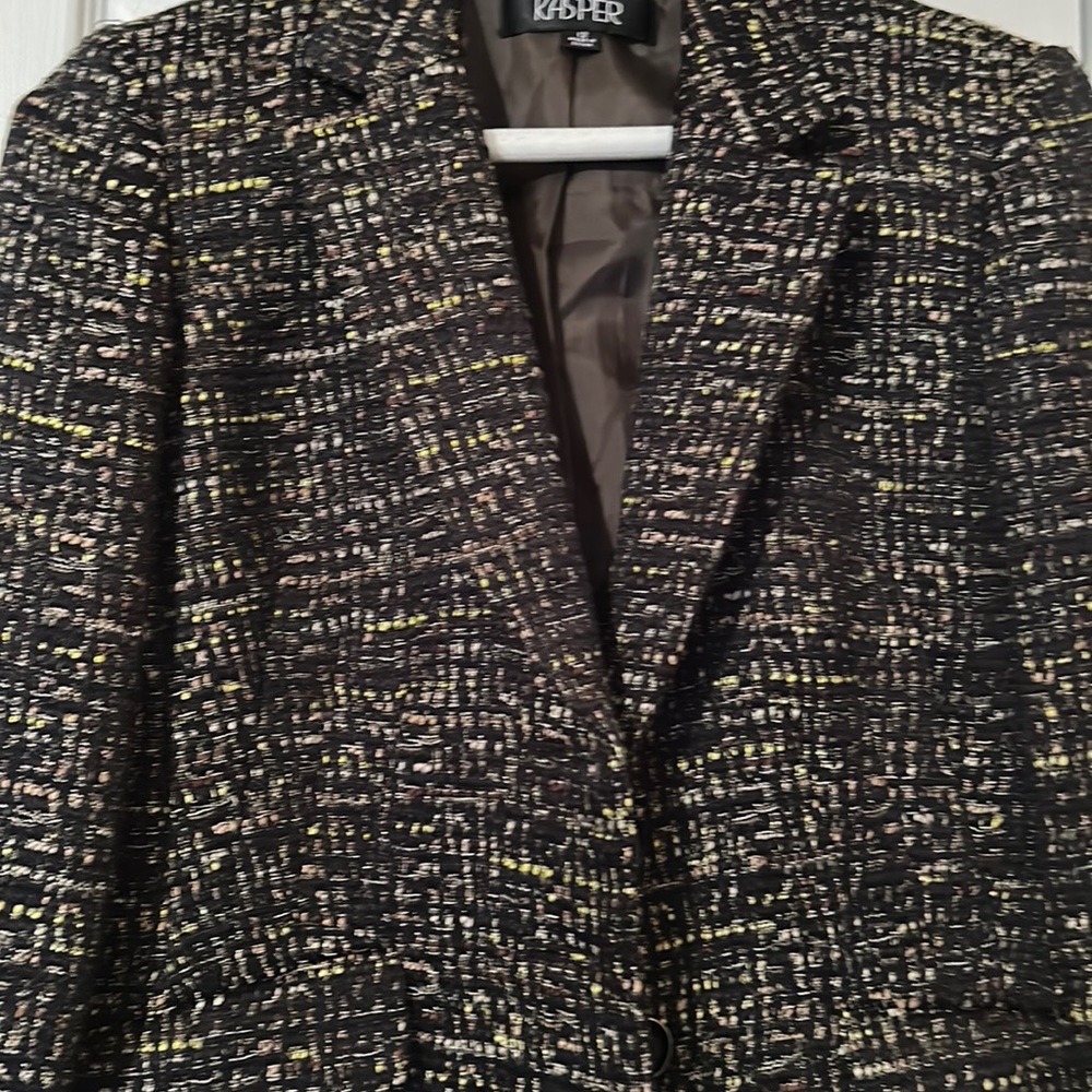 Kasper tweed jacket size 12